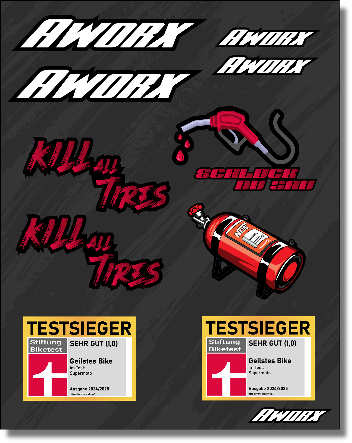 Stickerset "Redstyle"